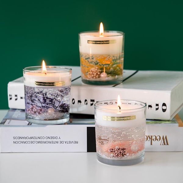 

nordic simple candles creative bedroom handmade jar candles velas decorativas velas decorativas home decor db60lz