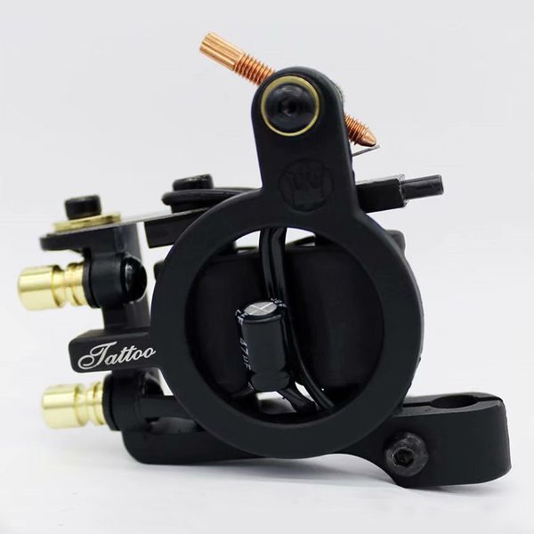 

style 10 wrap coils permanent tattoo machine for shader & liner steel handmade tattoo machine gun for tattoo supplies