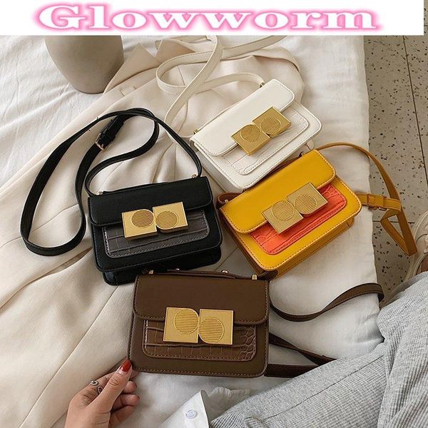 

cross body 2021 fashion luxury women shoulder underarm bag lady messenger mini handbag female yellow leather party flap crossbody bags