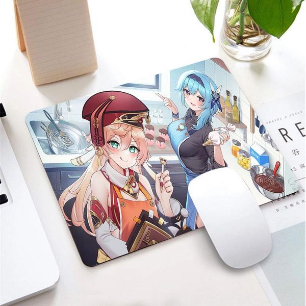 

mouse pads & wrist rests promotion drop genshin impact eula gamer play mats rubber small pad gaming padmouse to lapkeyboard