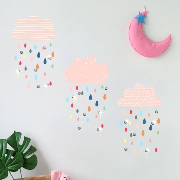 

wall stickers pvc 1 set beautiful diy decorative rainy sticker 50cm long decal eco-friendly for bedroom