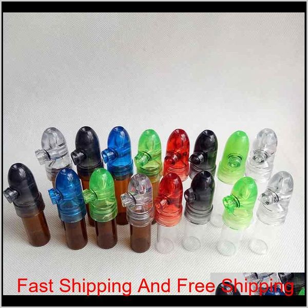 

snuff box dispenser snuffer 67mm/82mm height acrylic glass snorter rocket snuff bottle snuff snorter sniffe qyloba garden2010