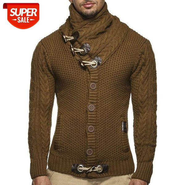 

fashion warm autumn winter mens sweaters 2020 causal slim fit knitting mens sweaters thick cardigan masculino plus size -3xl #b46p, White;black