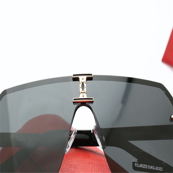 

red fashion sport sunglasses for men 2020 buffalo horn glasses men women rimless sun glasses silver gold metal frame eyewear lunettes, White;black