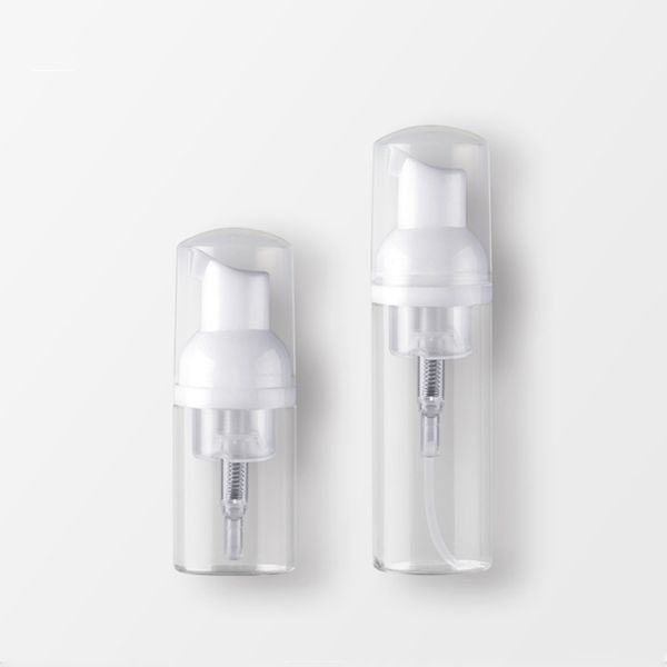 

30ml 60ml plastic foam pump bottle 2oz clear white soap dispenser bottles hand sanitizer mousses iquid foaming container s