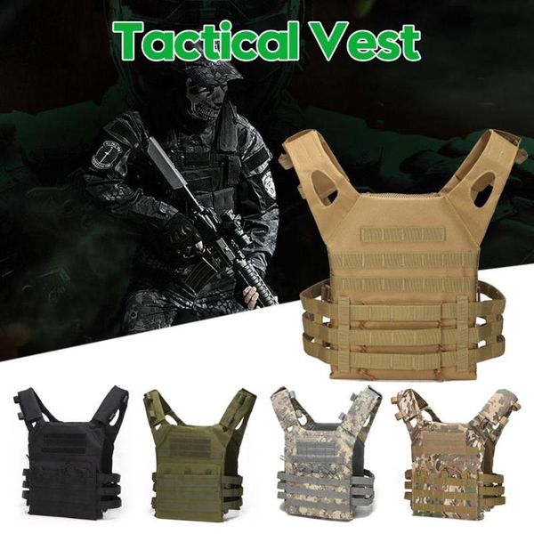 

hunting tactical accessoris body armor j p c plate carrier vest multicam ammo magazine wargame paintball tactical vest, Camo;black