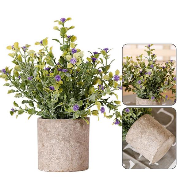 

decorative flowers & wreaths faux wedding in pots simulation bonsai office desk indoor el home decor artificial plants centerpiece party orn