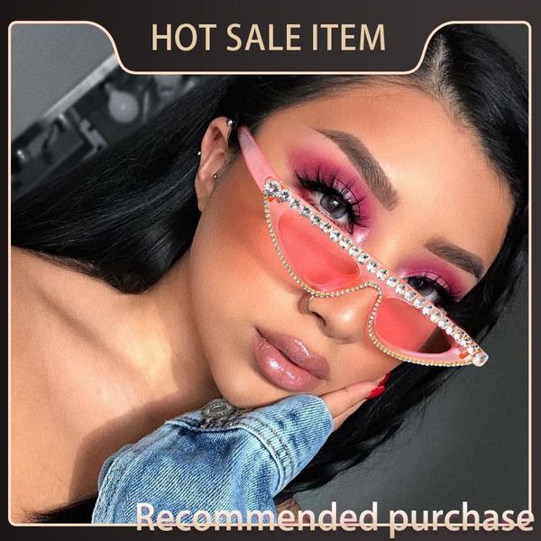 

sunglasses female sunglasses for women rhinestone luxury cat sun glasses men small glasses retro eye vintage diamond 2021 ladies qsjmv, White;black