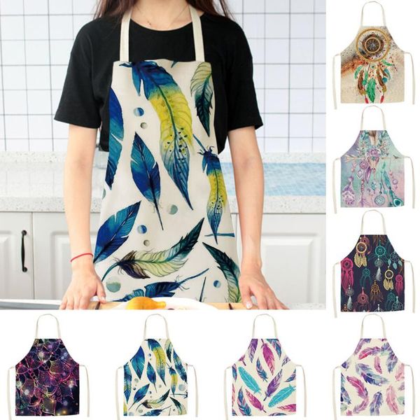 

women men girls home cooking kitchen print adjustable apron
