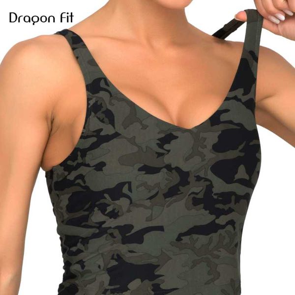 

dragon fit workout sports bra for women gym wirepadded medium seamless bra yoga crop running fitness tank, White;red