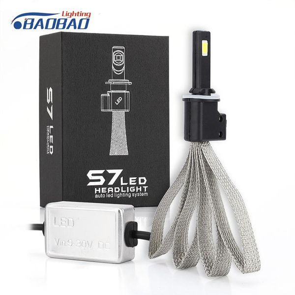 

car headlights high brightness 9-30v 60w 6000k cob chip led headlight headlamp