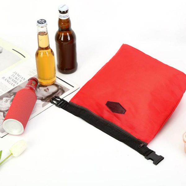 

storage bags fresh waterproof lunch bag nylon portable buckle thermal for women convenient box tote food cooler supply