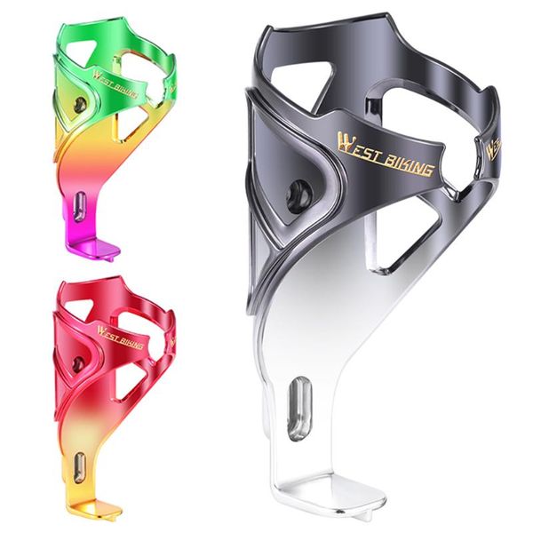

water bottles & cages pc bicycle drink kettle holder dazzling gradient mtb cycling bike bottle cup rack road equipment supplies