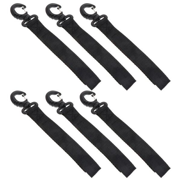 

rafts/inflatable boats 6pcs kayak paddle rope hooks tied strap safety kayaking accessories