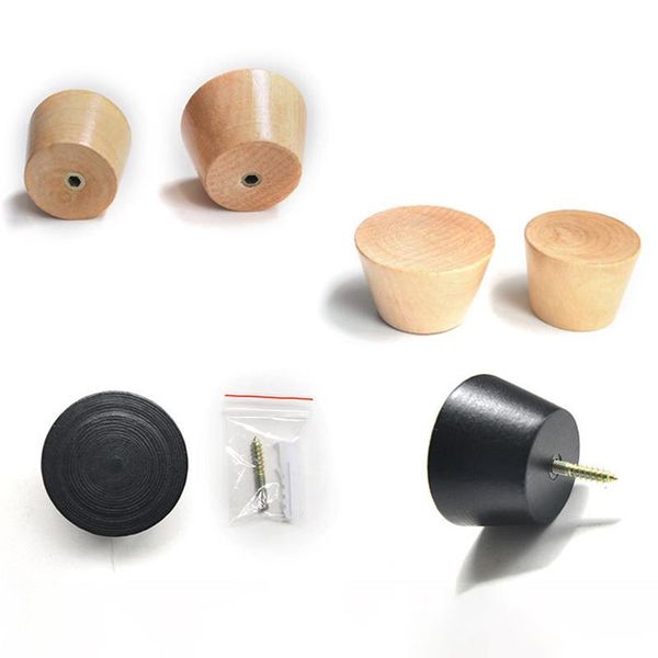 

wall mounted wooden clothes hanger round hat coat door hook hanging storage rack home decorations 2021/