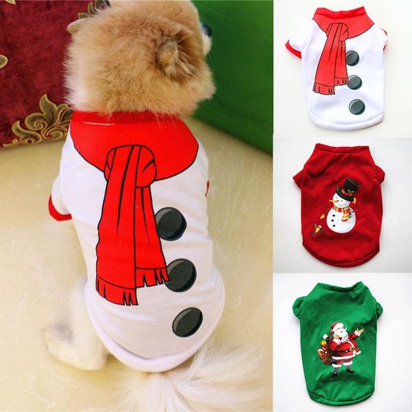 

dog apparel christmas clothes for small pet xmas costumes winter coat clothing cute puppy outfit plus sizes para perro