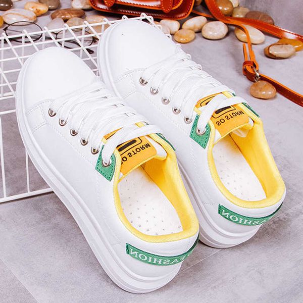 

dress shoes women casual sneaker breathable sewing solid color chunky sneakers non slip schoolgirl comfortable women's fashion t5j, Black