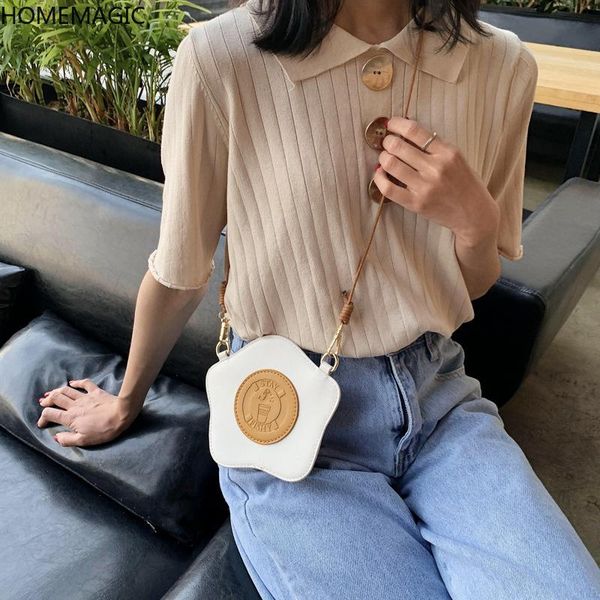 

evening bags homemagic women soft pu leather shoulder fashion female daily solid chain bread style ladies crossbody tote bag composite set