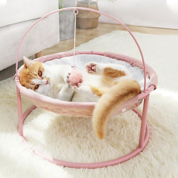 

cat beds & furniture princess washable bed sofa cute luxury large indoor tent kitty pink cave camas para mascotas pet products oo50mw