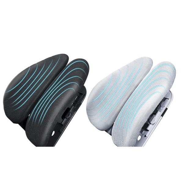 

seat cushions 2021 car breathable lumbar cushion waist support relieve back pain pillow