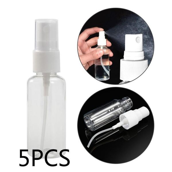 

5pc 10/20/30/50/60ml empty spray bottle portable outdoor travel cosmetic container makeup bottle atomizer sub-bottle
