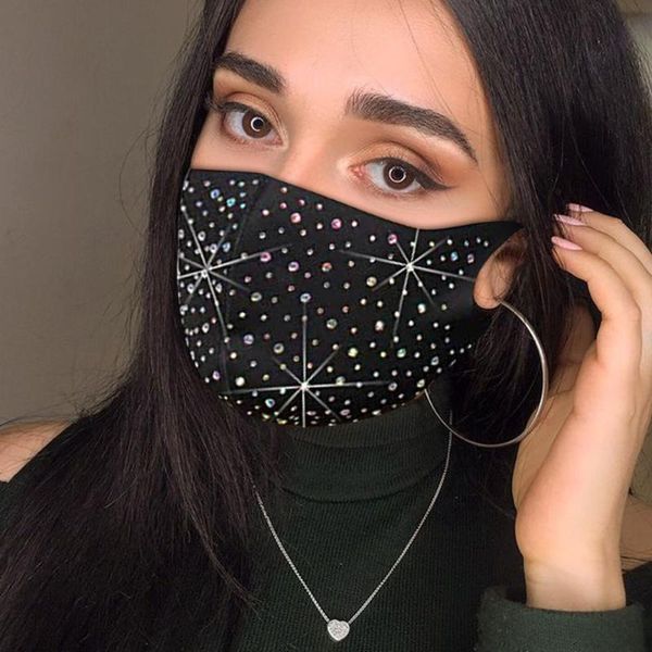 

other event & party supplies luxury jewelry bling mask with rhinestones christmas masks for women fashion elastic crystal decorative dancer