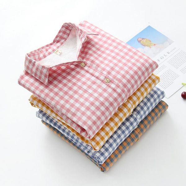 

women's blouses & shirts warm plaid long sleeve blouse, velvet embroidery shirt, winter 2021, White