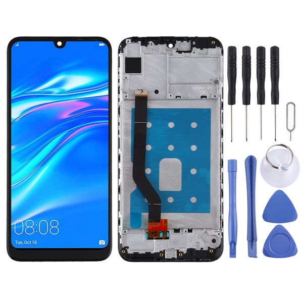 

lcd screen and digitizer full assembly with frame for huawei y7 pro