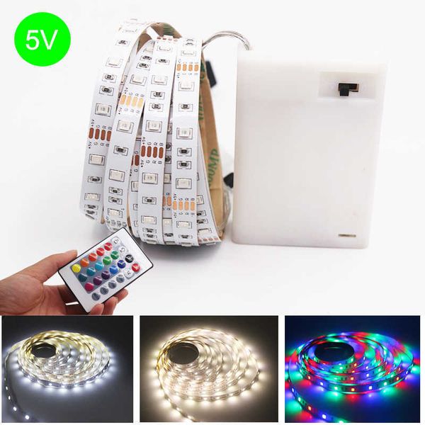 

1-5m rgb led strip battery operated smd 2835 led t