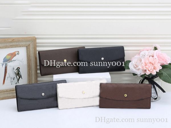 

wallet 5 colors long purse for women and men leather selling fashion passport holder luxury designer wallet card holders, Red;black