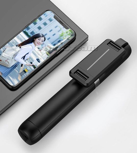 P50 Bluetooth Selfie Stick para Telefone Monopod Selfie Vick Tripod para telefone iphone smartphone stick stand pod trippe montagem clipe nova alta qualidade