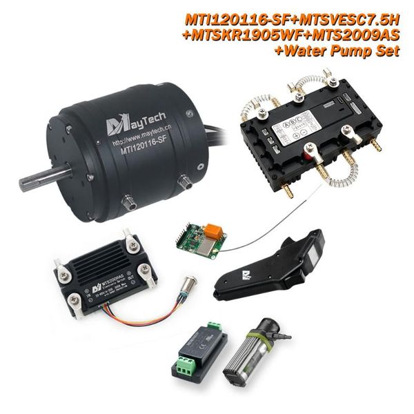 

smart home control maytech mtsvesc7.5h 300a watercooled vesc controller with 12v 30a water pump 18.8kw 120116 motor anti-spark switch