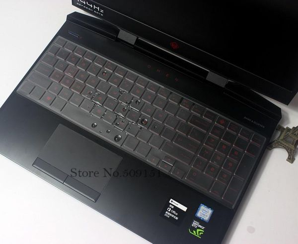 

keyboard covers for omen 15-dc 15.6" series 15-dc0088tx 15-dc1012tx 15-dc1019tx 15-dc1040nr 15-dc1052nr tpu lapcover protector