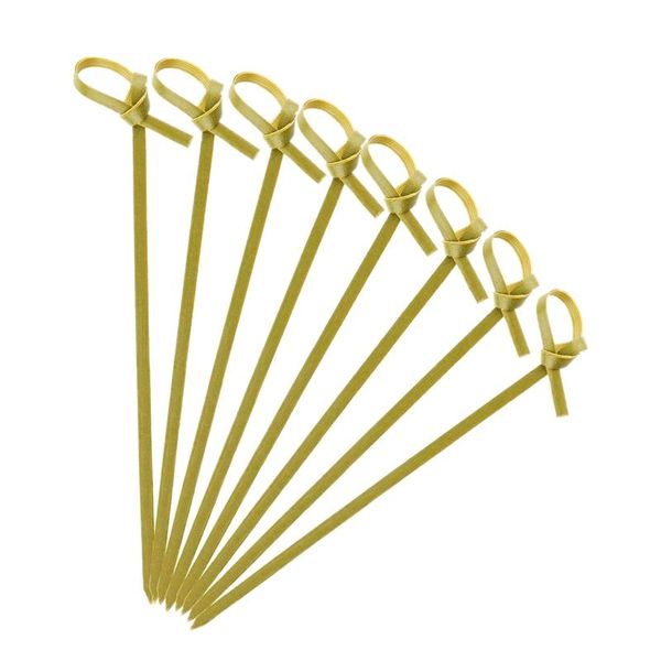 

forks 300 knotted bamboo skewers cocktail sticks party tableware toothpicks