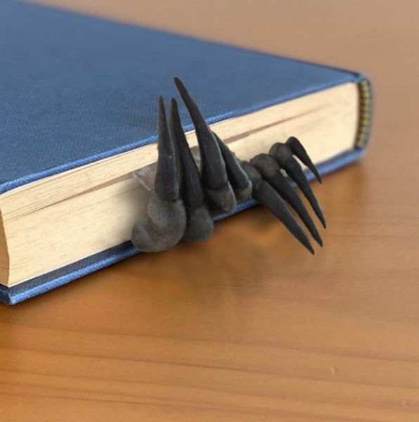 

greeting cards unique devil's claw bookmarks horrifying deskdecorations modern ornaments resin crafts bookmark for gift