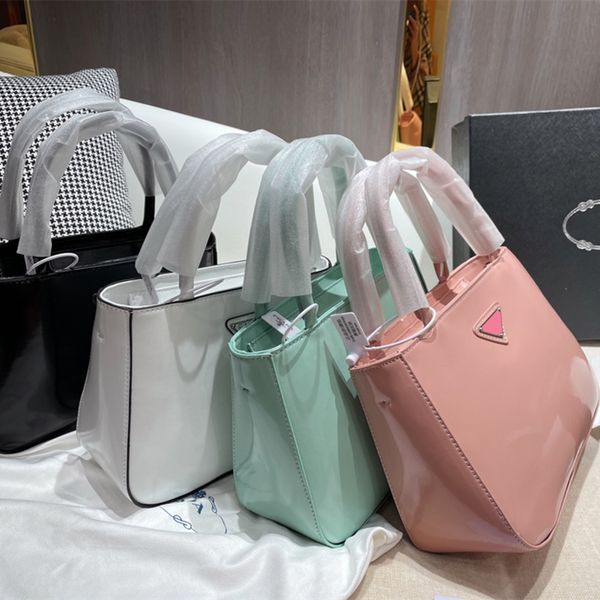 

totes shoulder bag luxurys designers crossbody bags patent leather high-capacity women's large genuine real handbag purses female fashi