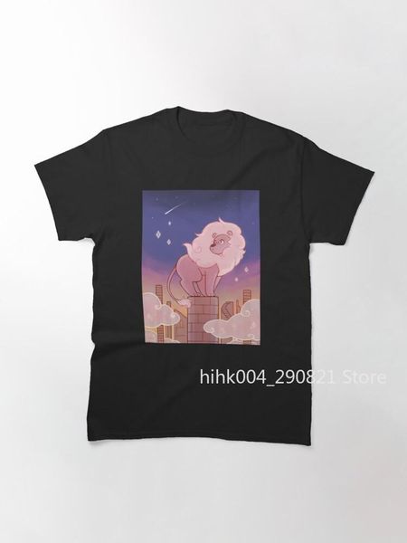 

men's t-shirts lion classic t-shirt, White;black