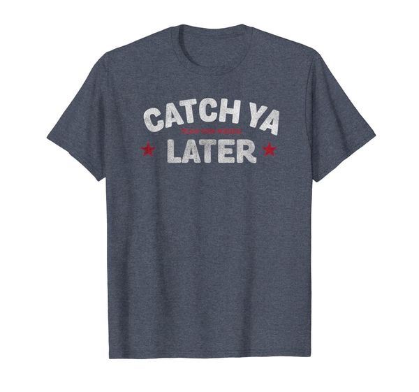 

catch ya later - team von moger tee shirt, White;black