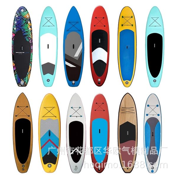 

straight standing sup portable inflatable water surfboard racing paddle board