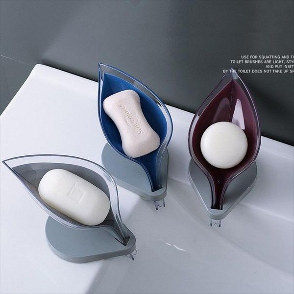 

soap dishes leaf shape box bathroom holder storage plate tray case supplies gadgets