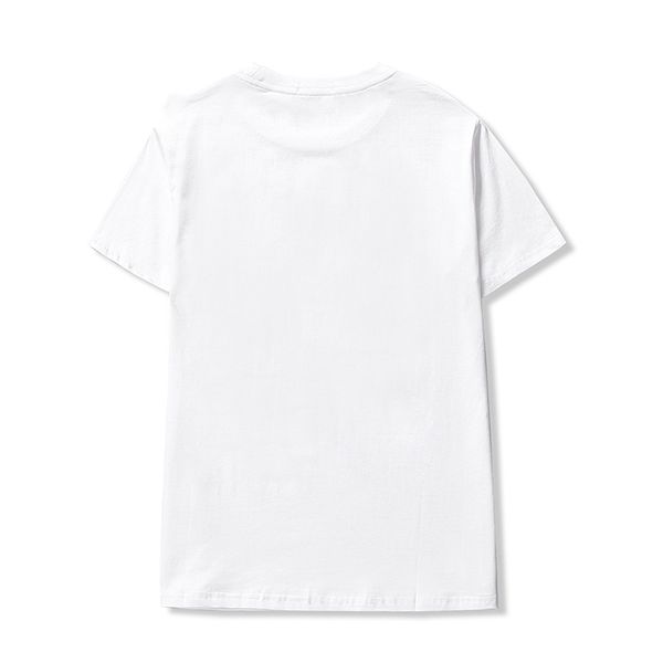 

tide brand bear new summer loose glasses bear printed letters casual pullover new men and women the same round neck t-shirt, White;black