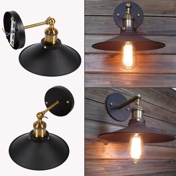 

wall lamp 1pcs retro holder light hanging room decor