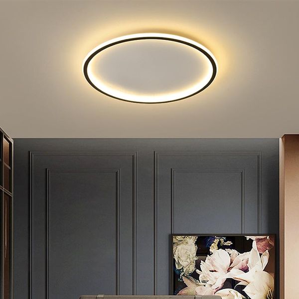 

modern led ultra-thin ceiling lights for living room bedroom app rc square/round ceiling lamp fixtures 90-260v