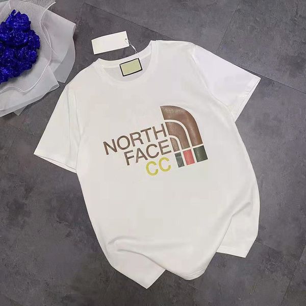 

early spring 2021 new beijia co branded letter short sleeve t-shirt1, White;black