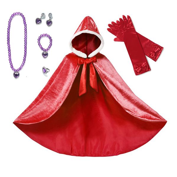 

2021 new princess christmas costume birthday party clothing for children kids vestidos robe fille girls fancy cloak fnaq, Blue;gray