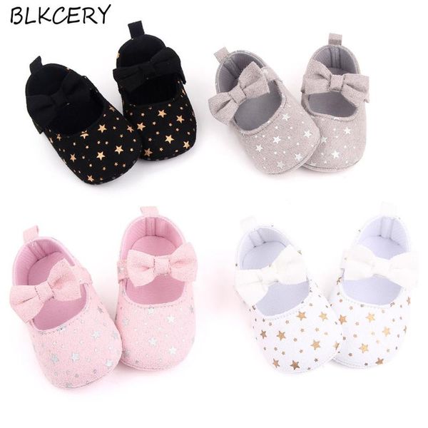 

first walkers born baby girl shoes 1 year old fashion pink stars footwear toddler no-slip loafers infant for walking crib doll gifts