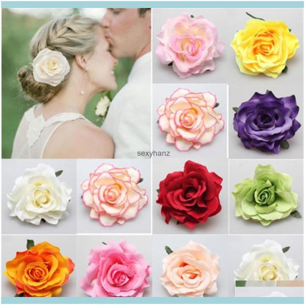 

clips & barrettes jewelry fashion double color women scrunchies ties rope soft veet elastic hair bands aessories ponytail ornament headwear, Golden;silver