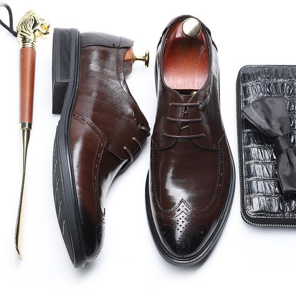 

dress shoes skin restore ancient ways of carve patterns or designs on woodwork derby recreational leather men's, Black