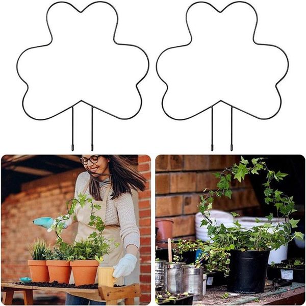 

other garden supplies plant support rack love heart shaped round iron art vines climbing flower frame