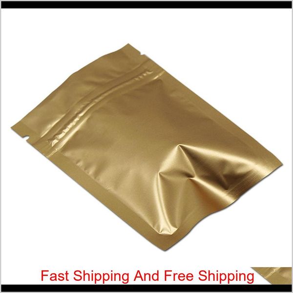 

multi-size matte resealable mylar foil aluminum zipper packaging bags closure aluminum foil food storage pouch foil ba qylwnz sweet07